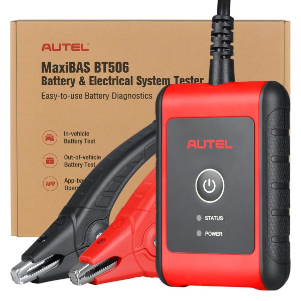 Autel MaxiBAS BT506 Car Battery Tester & Analyzer, 100% Detection Rate of Bad Batteries - Image 5